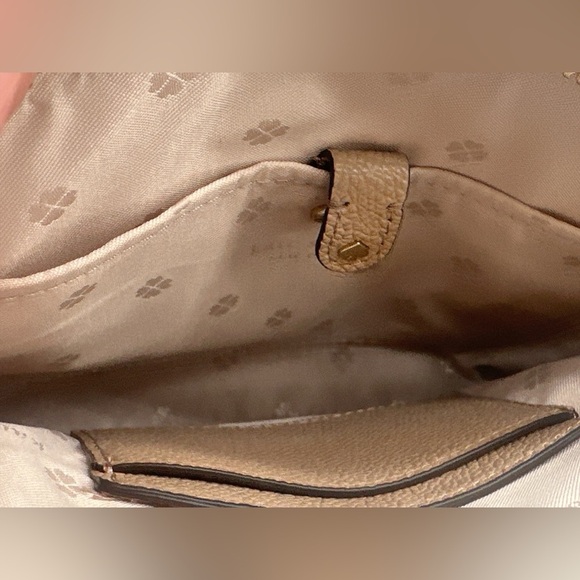 Kate Spade, NWOT, Taupe Margaux Mini Satchel with Shoulder Strap and Dust Bag. - Picture 6 of 10